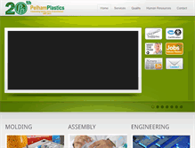 Tablet Screenshot of pelhamplastics.com